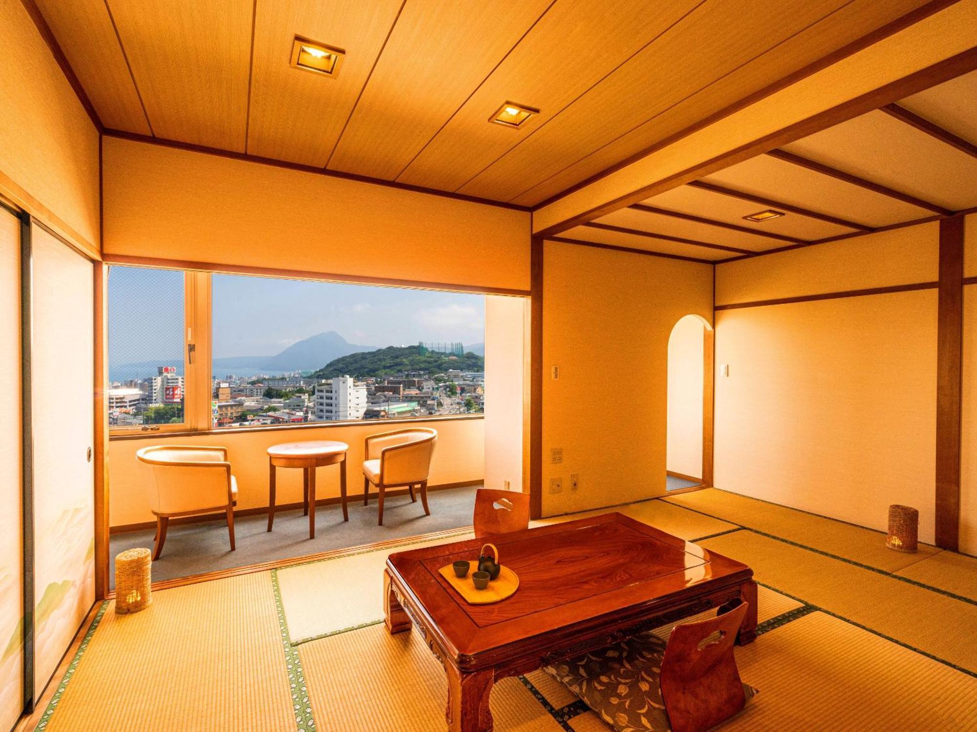 Ooedo Onsen Monogatari Premium Hotel Fugetsu Beppu Phòng bức ảnh